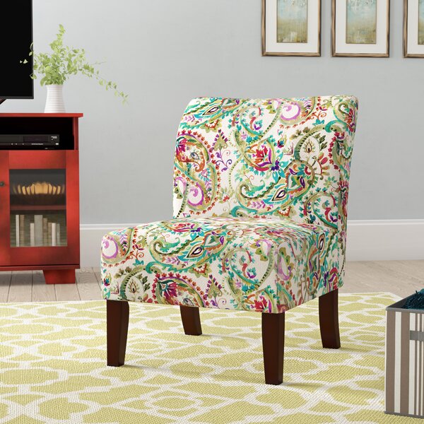 Purple print accent chair hot sale